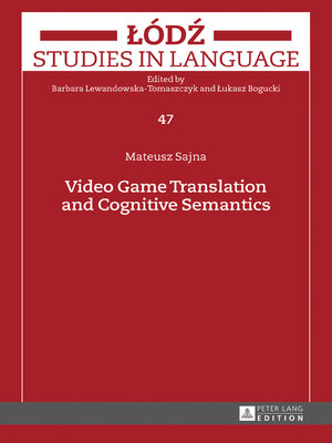 cover image of Video Game Translation and Cognitive Semantics